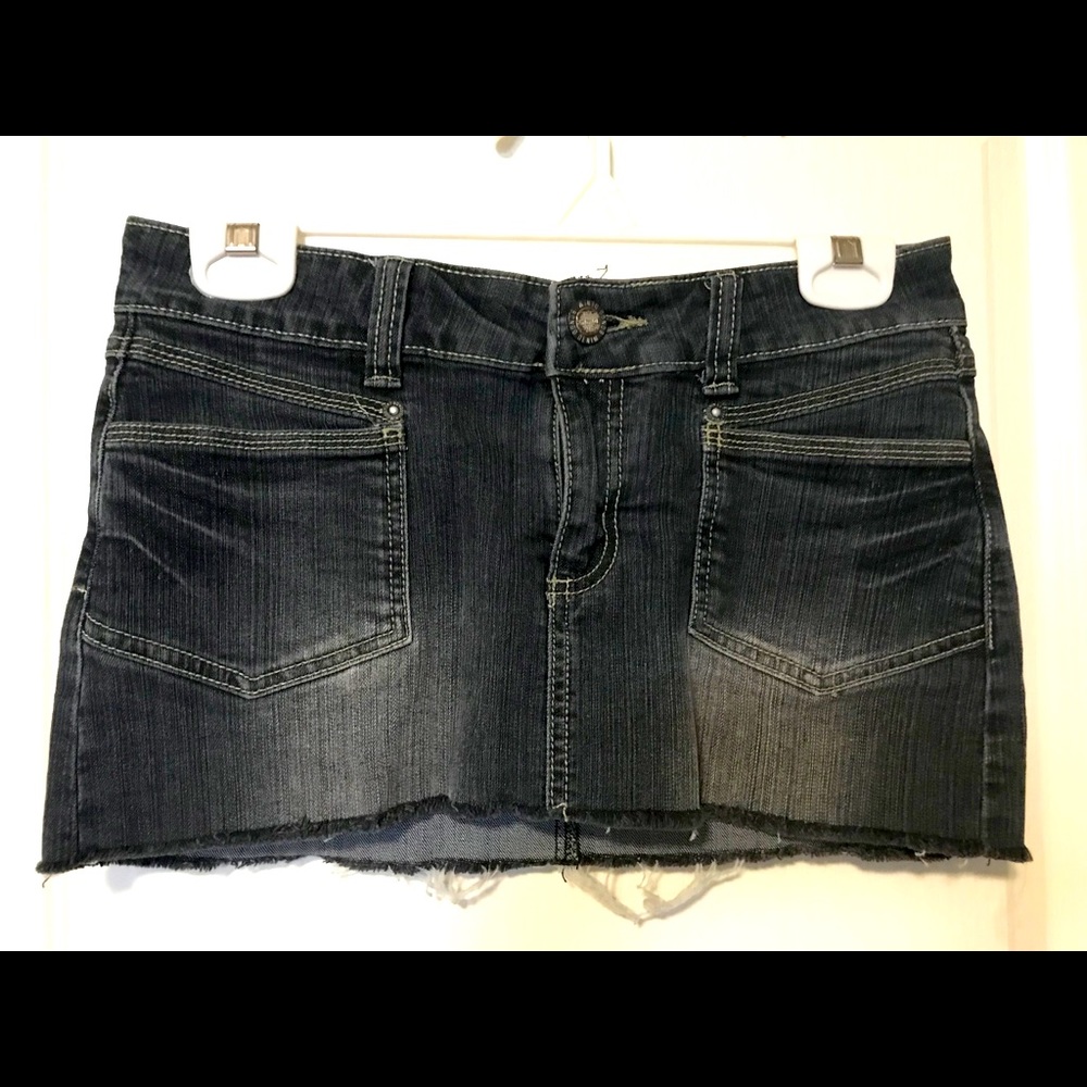 Micro Denim Skirt